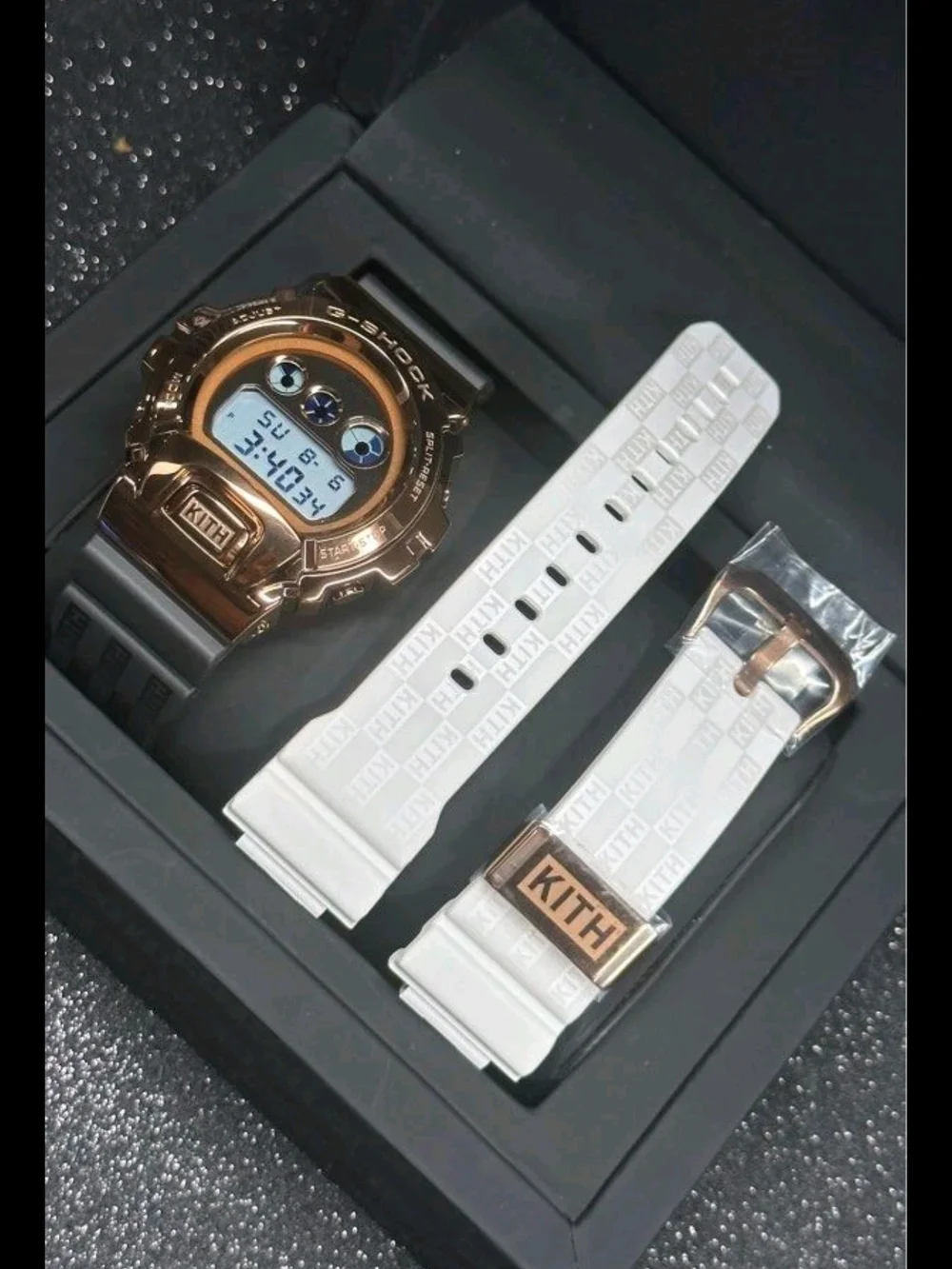KITH x G-SHOCK GM-6900KTH Rose Gold Limited Edition Watch New